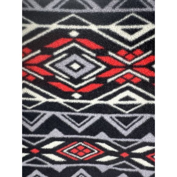 Jane Ashley Womens Multicolor Geometric Front Pockets Full Zip Vest Jacket Sz XL - Picture 11 of 11